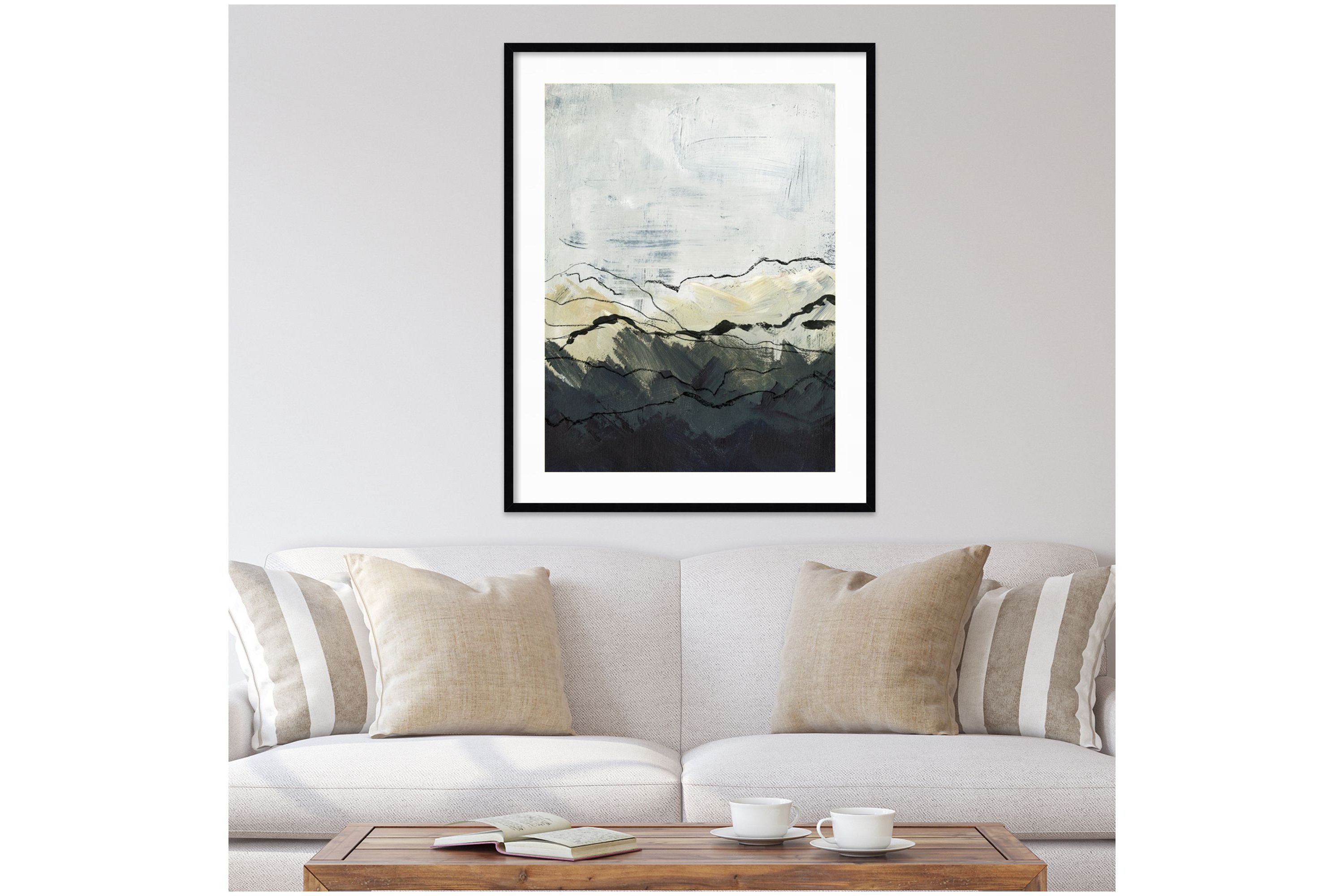 Winter Mountains I by Jennifer Paxton Parker Wood Framed Wall Art Print