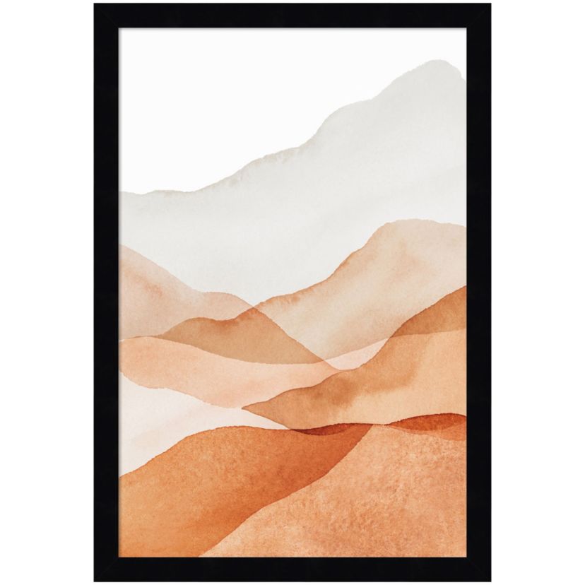 Mountain Range III Framed Wall Art Print