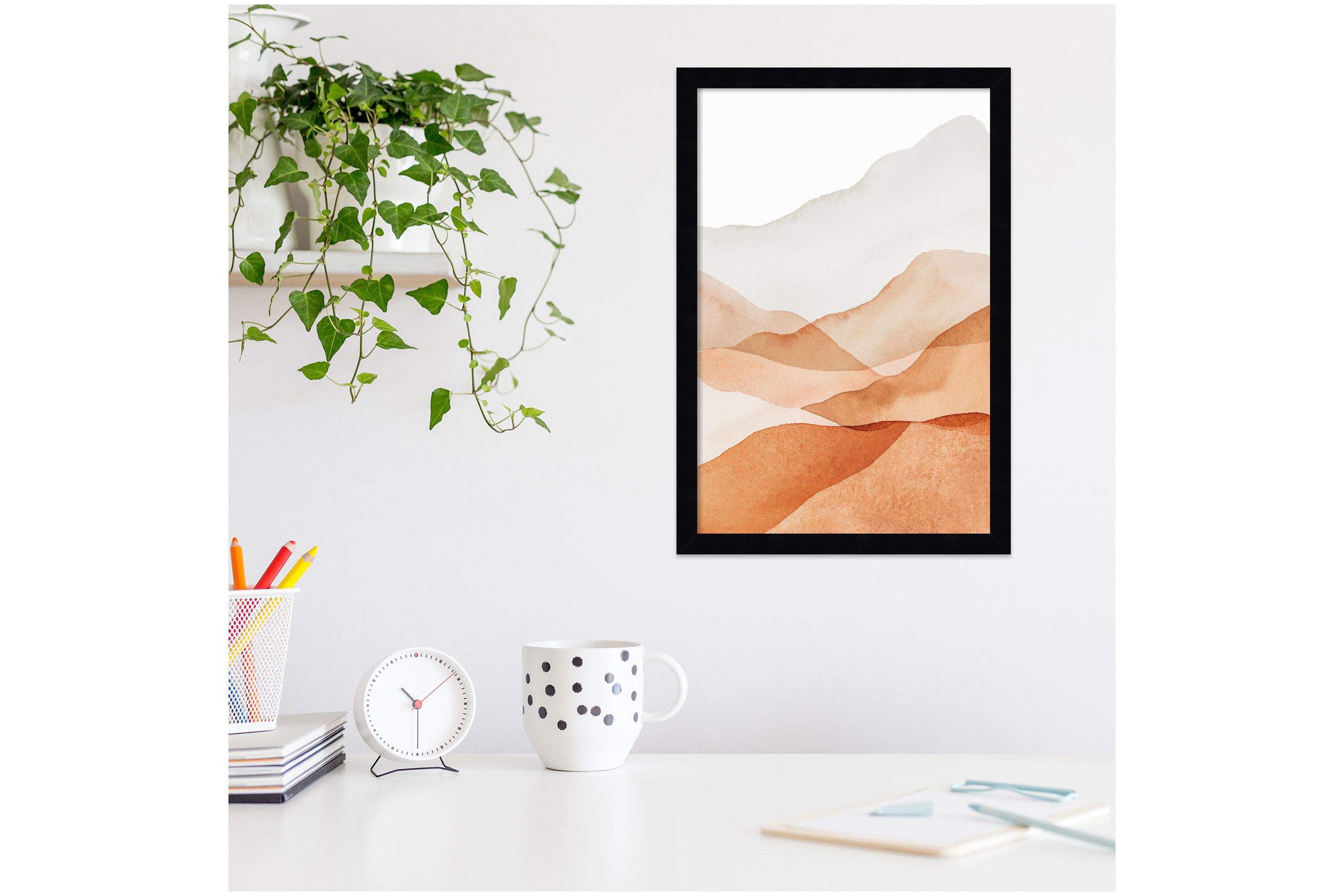 Mountain Range III Framed Wall Art Print