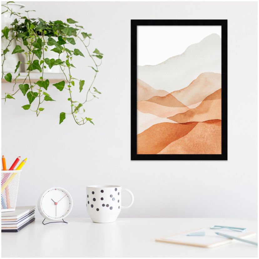 Mountain Range III Framed Wall Art Print