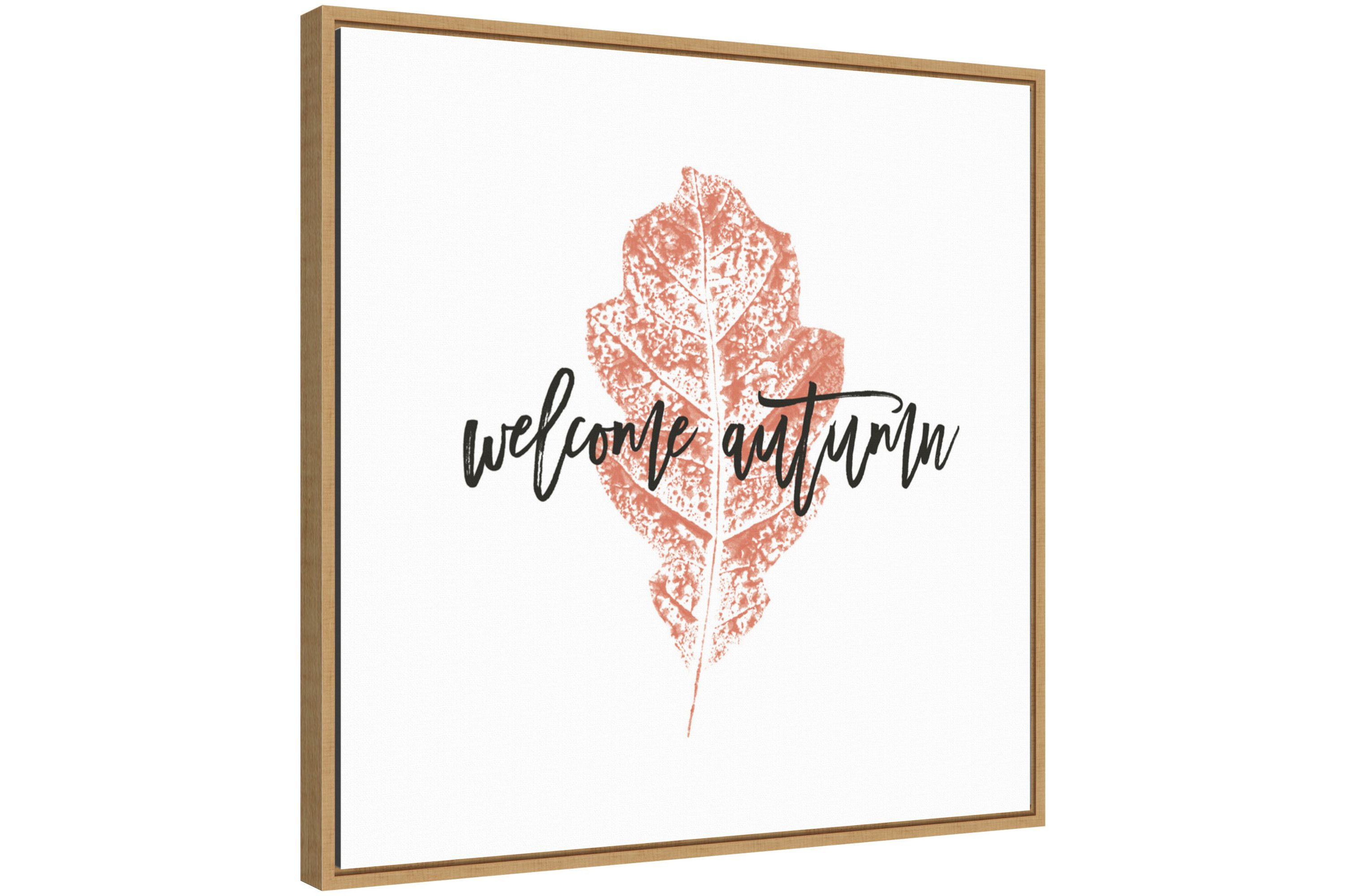 Harvest Sentiments VIII Framed Canvas Wall Art Print