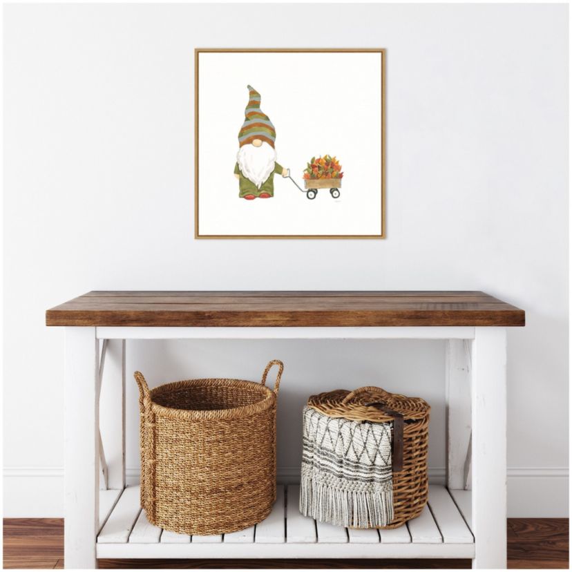Havest Gnomes II Framed Canvas Wall Art Print
