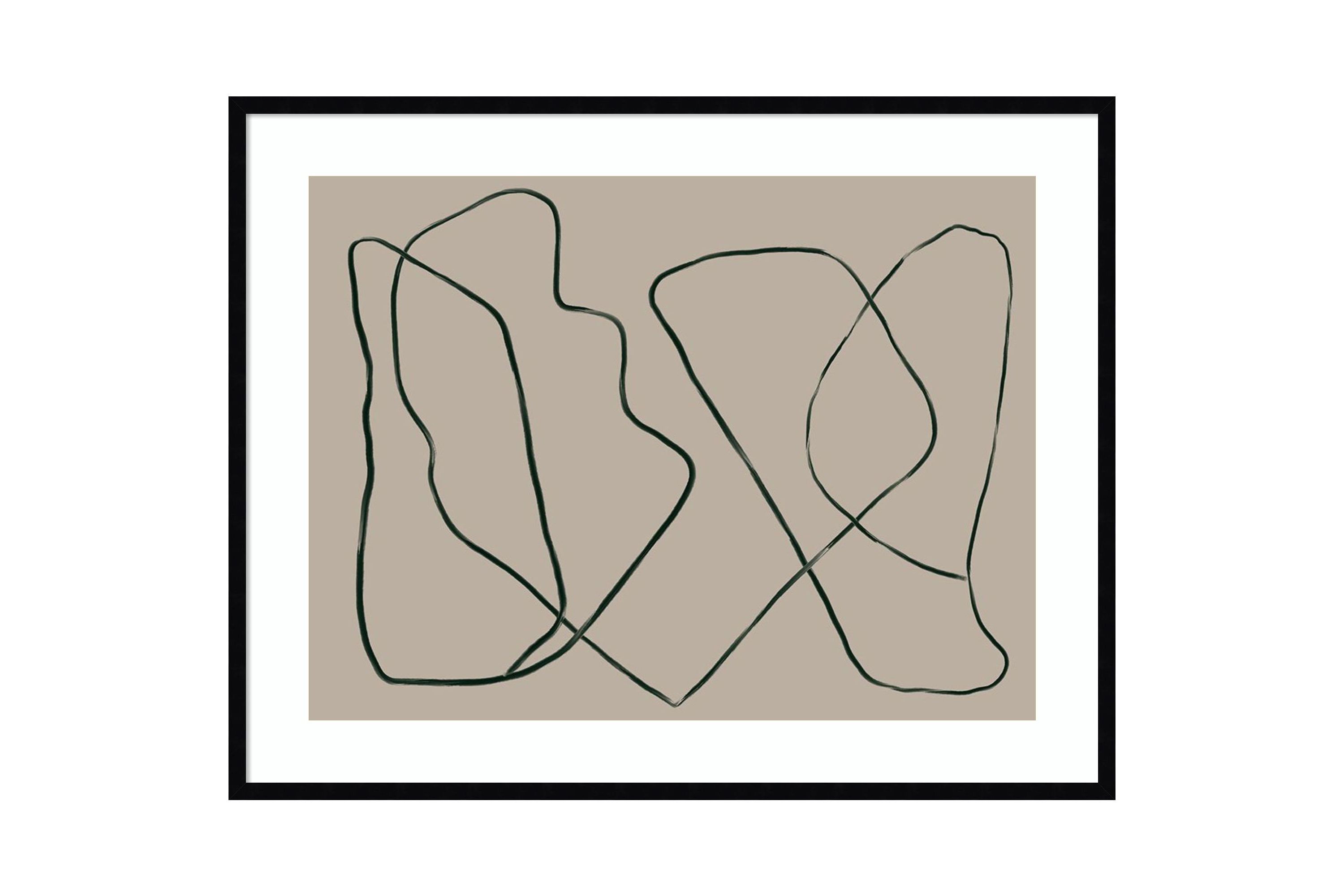 Stacks by Urban Road Wood Framed Wall Art Print