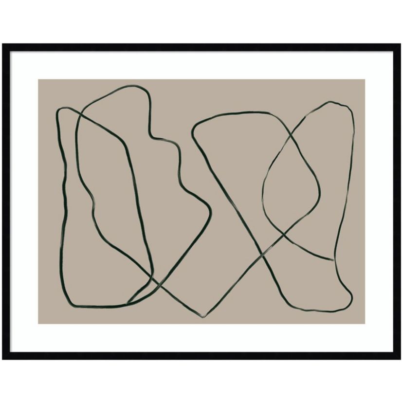 Stacks by Urban Road Wood Framed Wall Art Print