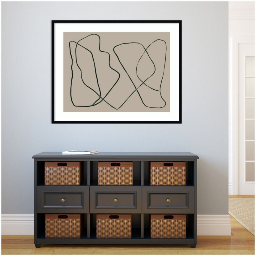 Stacks by Urban Road Wood Framed Wall Art Print