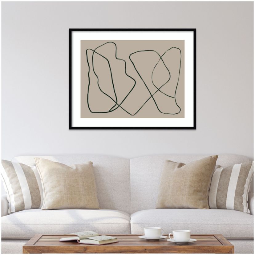 Stacks by Urban Road Wood Framed Wall Art Print
