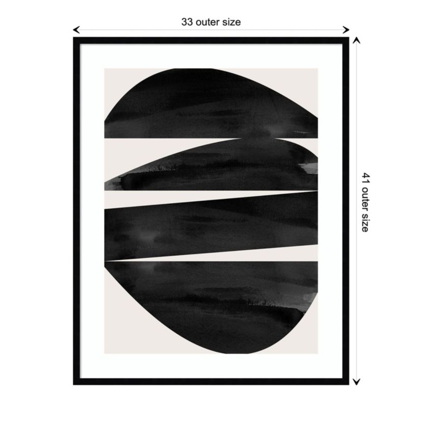 Totem II by Urban Road Wood Framed Wall Art Print