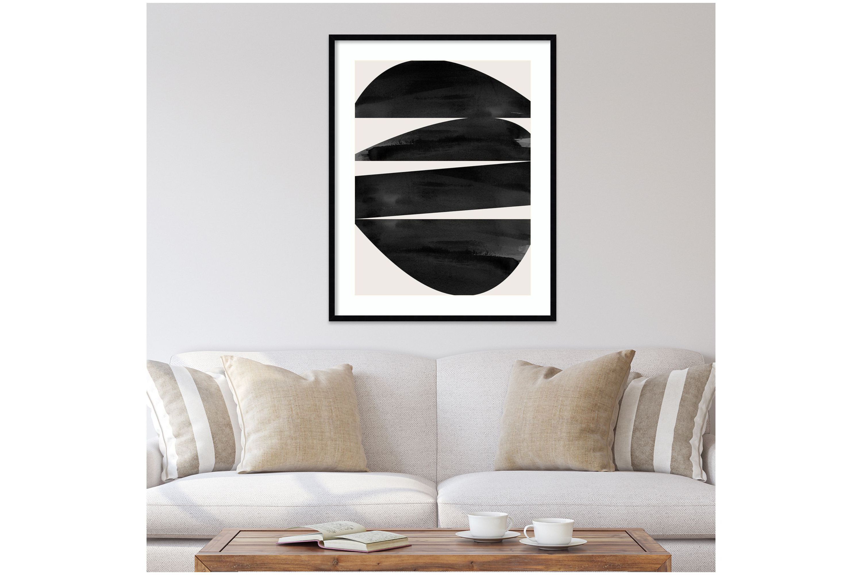 Totem II by Urban Road Wood Framed Wall Art Print