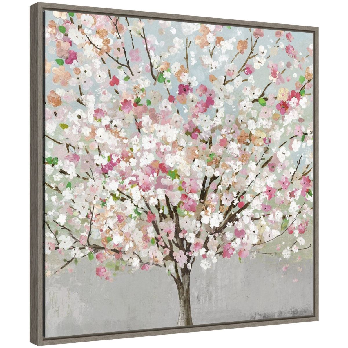 Spring Love Framed Canvas Wall Art Print