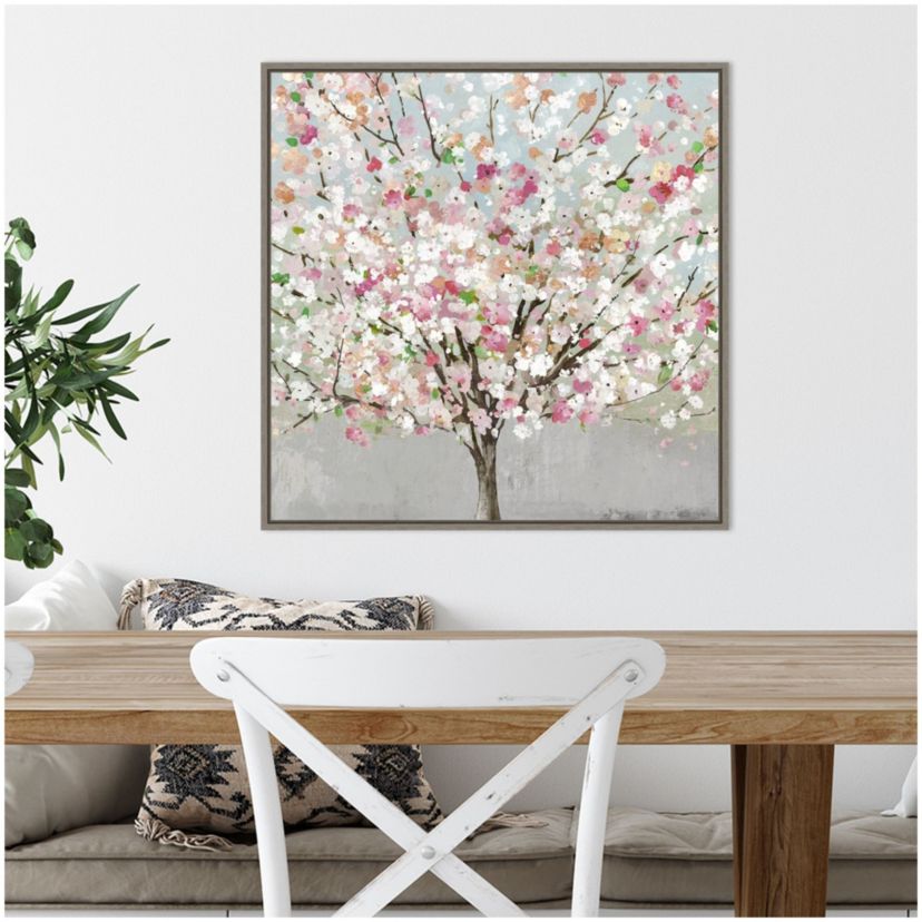 Spring Love Framed Canvas Wall Art Print
