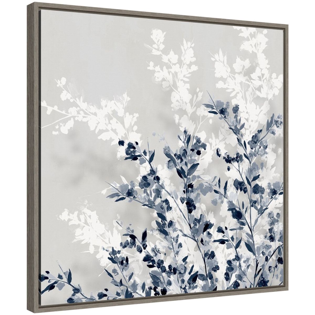 Blue Spring I Framed Canvas Wall Art Print