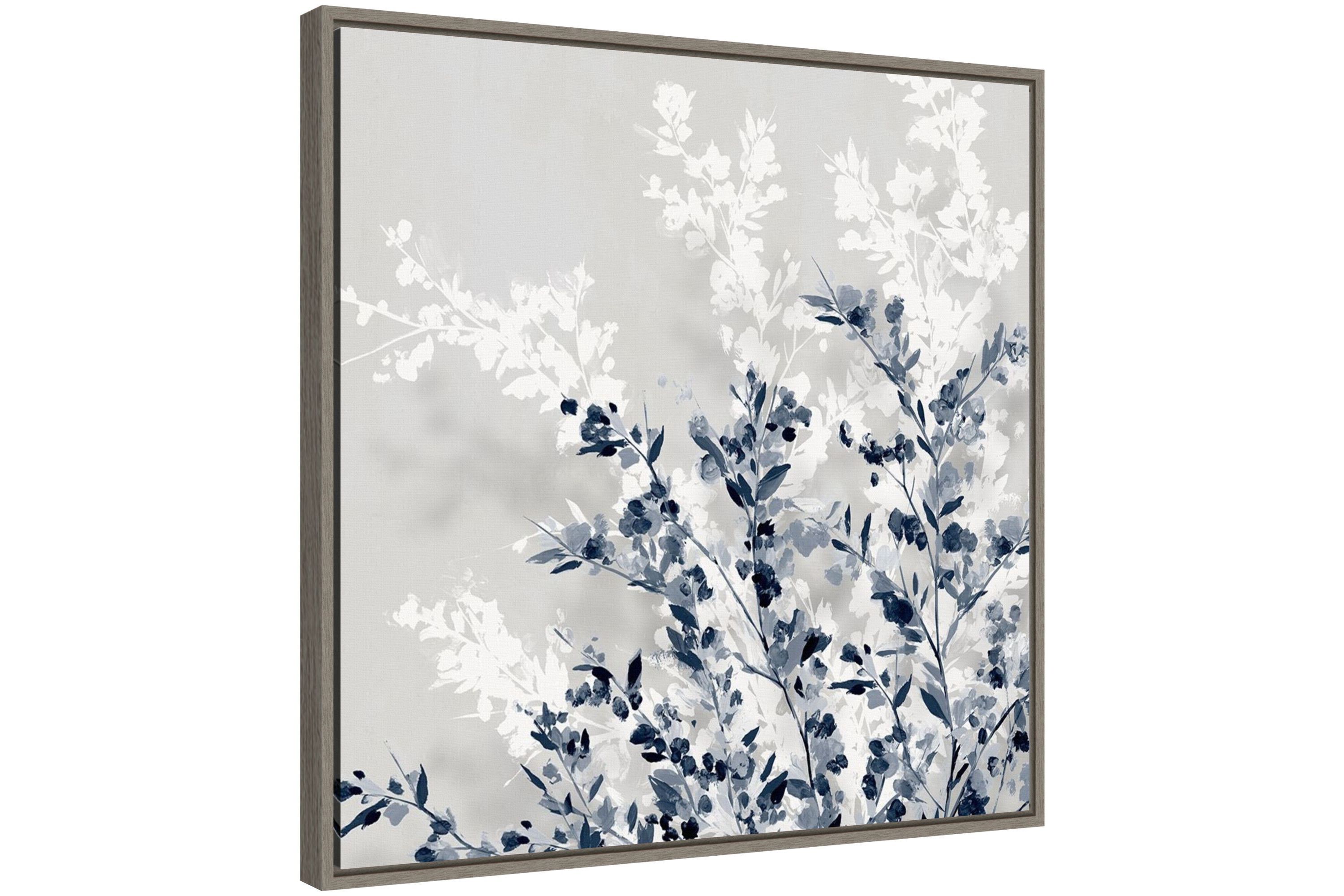 Blue Spring I Framed Canvas Wall Art Print