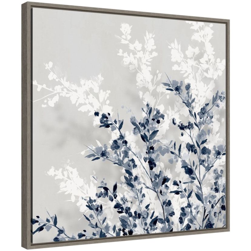 Blue Spring I Framed Canvas Wall Art Print