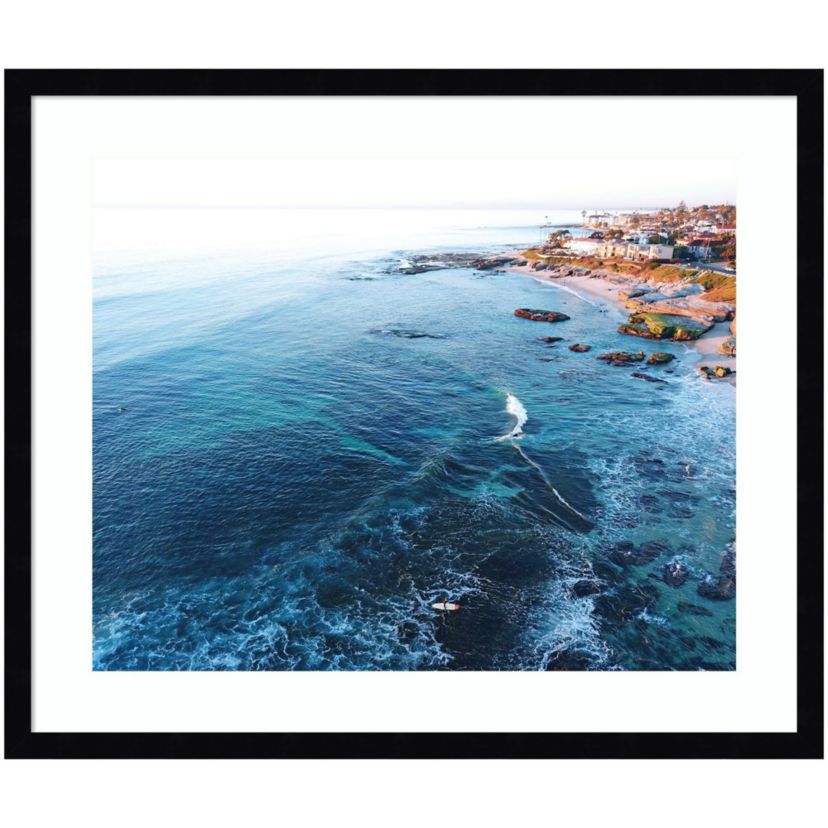 California 8 Framed Wall Art Print