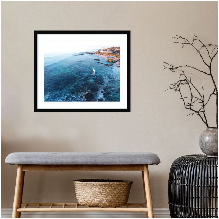California 8 Framed Wall Art Print