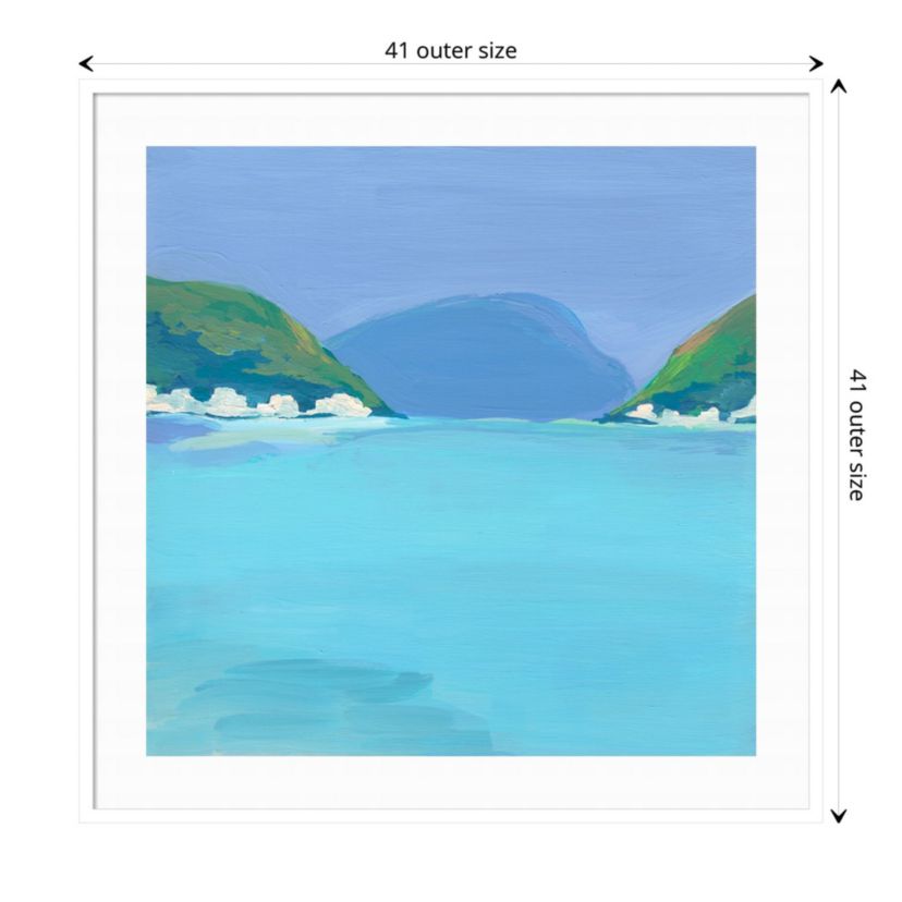 Lake View Framed Wall Art Print