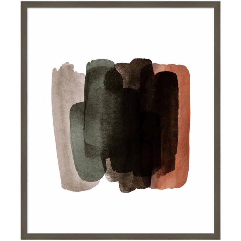 Warm Abstract I Framed Wall Art Print