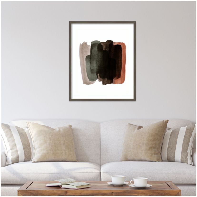 Warm Abstract I Framed Wall Art Print