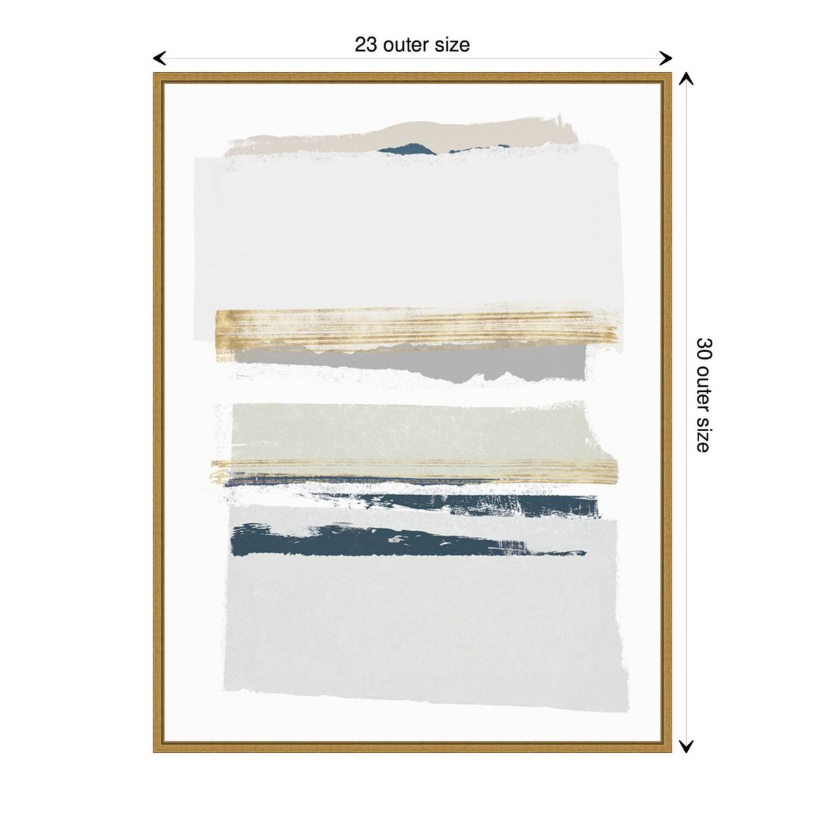 Boulevard I Framed Canvas Wall Art Print