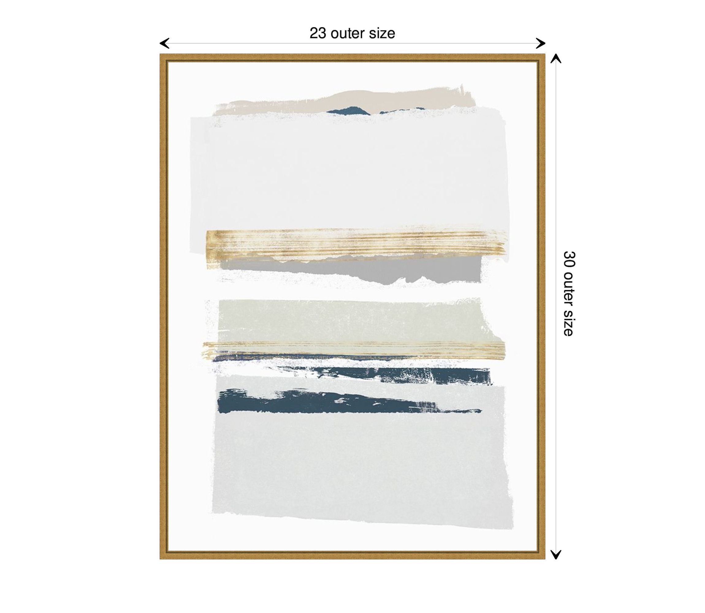 Boulevard I Framed Canvas Wall Art Print