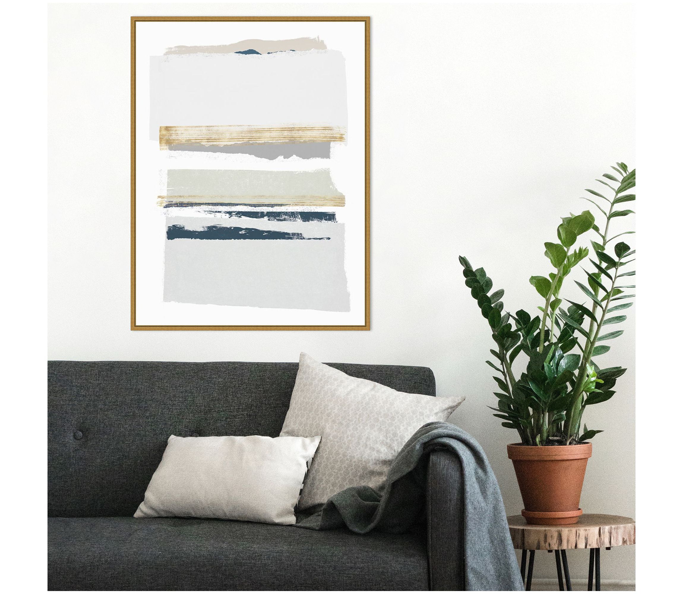 Boulevard I Framed Canvas Wall Art Print