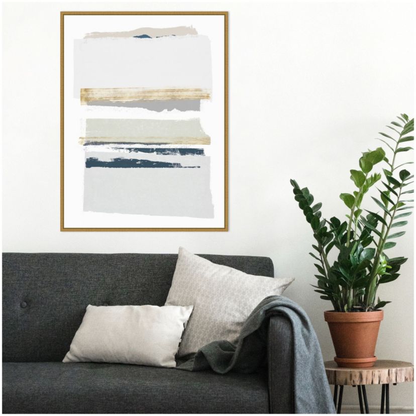 Boulevard I Framed Canvas Wall Art Print