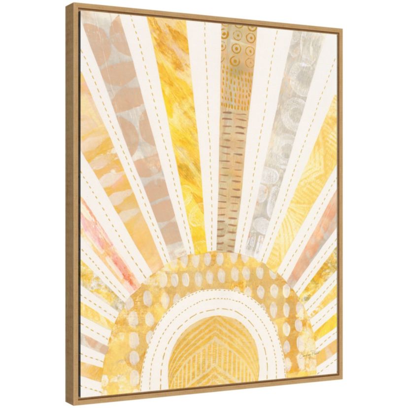 Boho Sunshine I Framed Canvas Wall Art Print