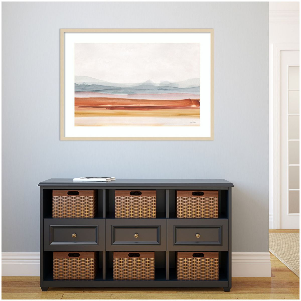 Sierra Hills 01 by Lisa Audit Wood Framed Wall Art Print