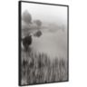 Lakeside Mist Framed Canvas Wall Art Print