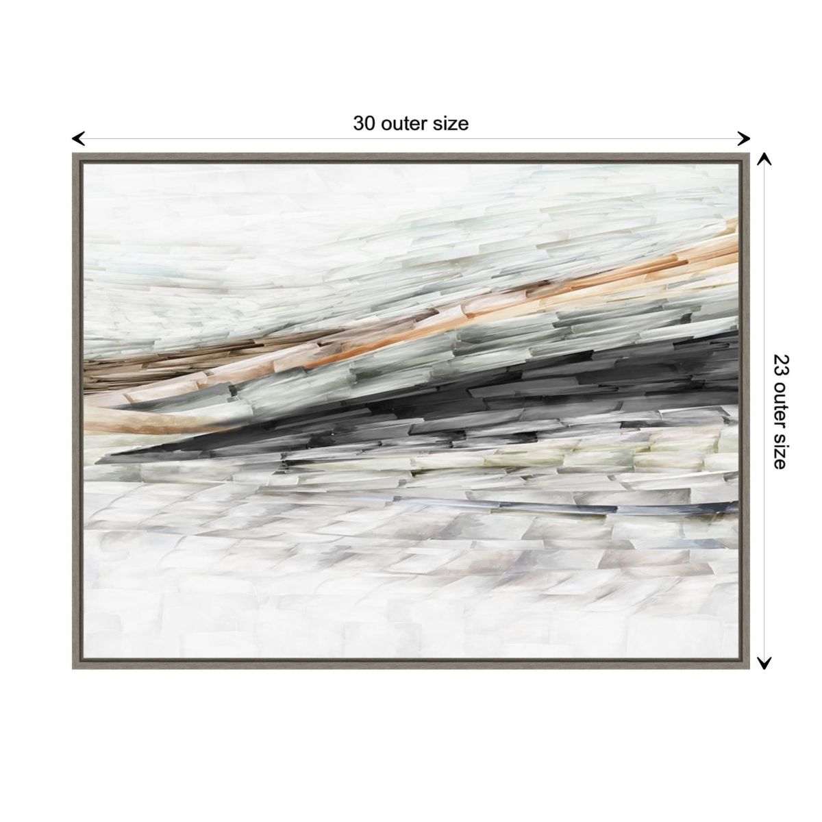 Lady of the Rocks II Framed Canvas Wall Art Print