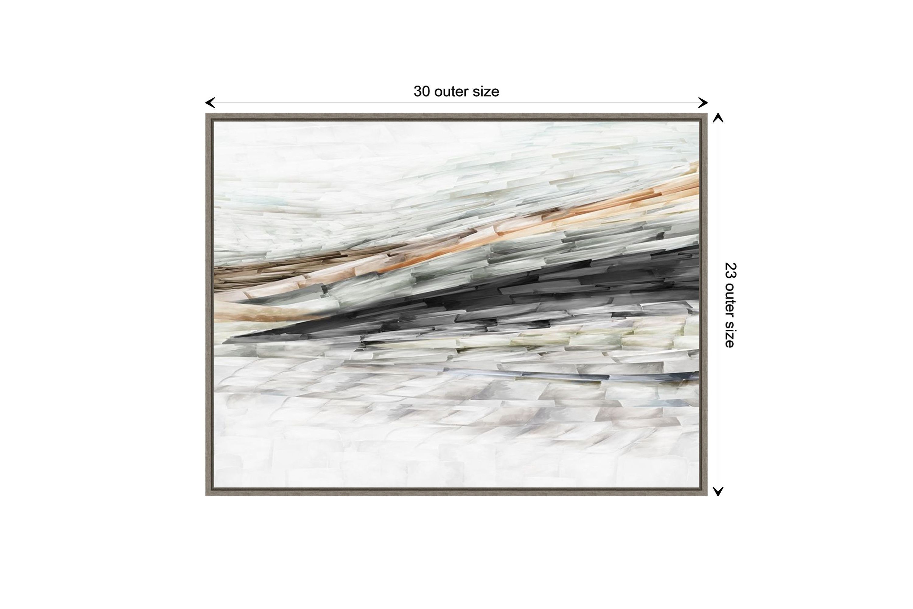 Lady of the Rocks II Framed Canvas Wall Art Print