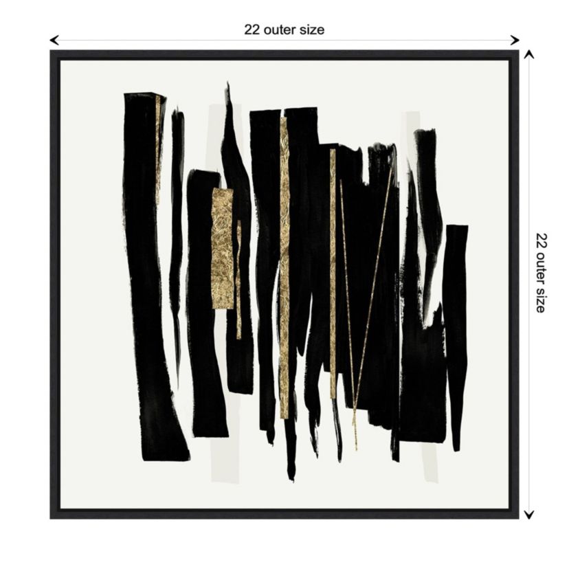 Ethereal Streaks Framed Canvas Wall Art Print