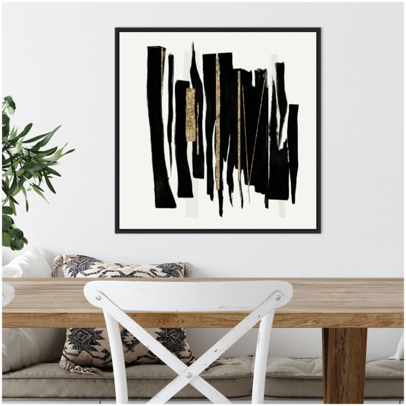 Ethereal Streaks Framed Canvas Wall Art Print