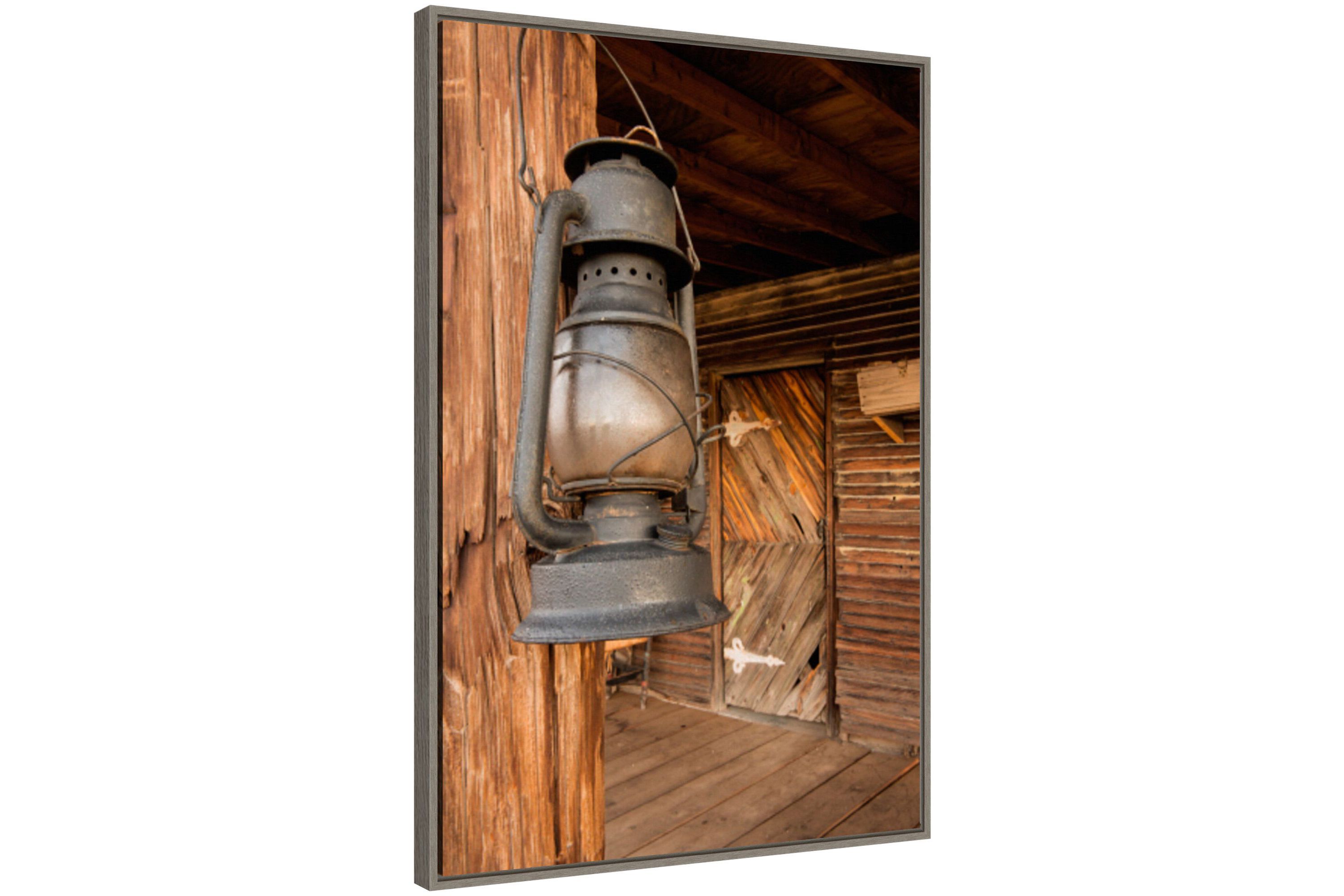 Triangle T Historic Ranch Framed Canvas Wall Art Print
