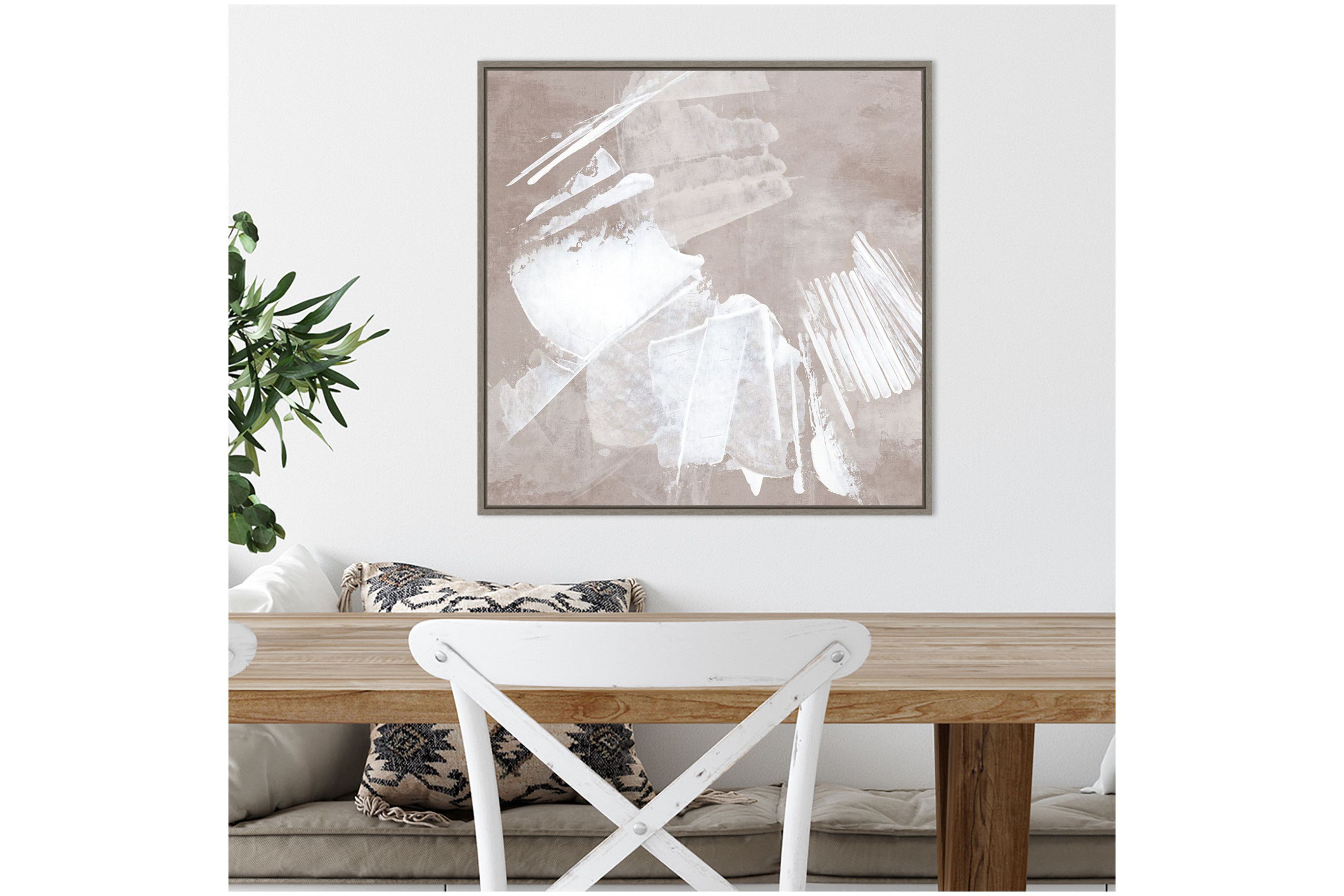 Ethereal Flow I Framed Canvas Wall Art Print