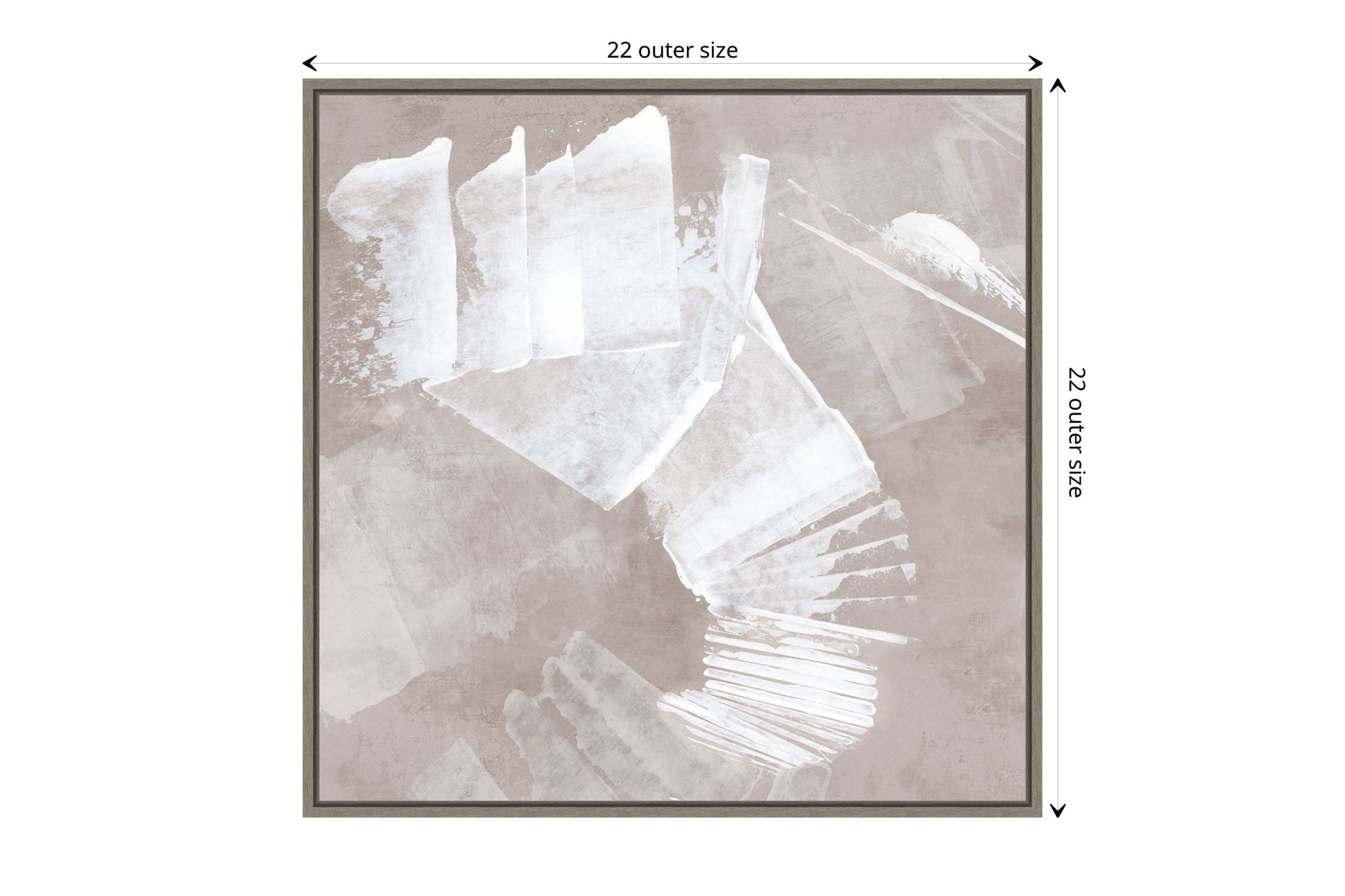 Ethereal Flow II Framed Canvas Wall Art Print