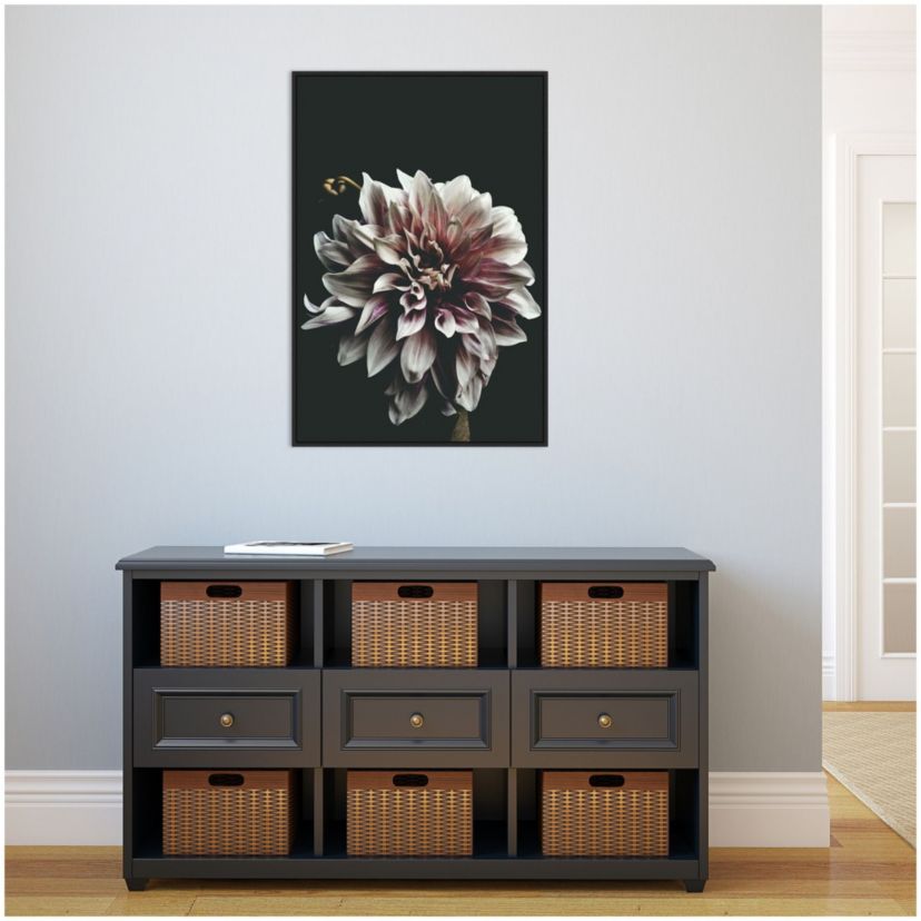 Dazed Dahlia Framed Canvas Wall Art Print