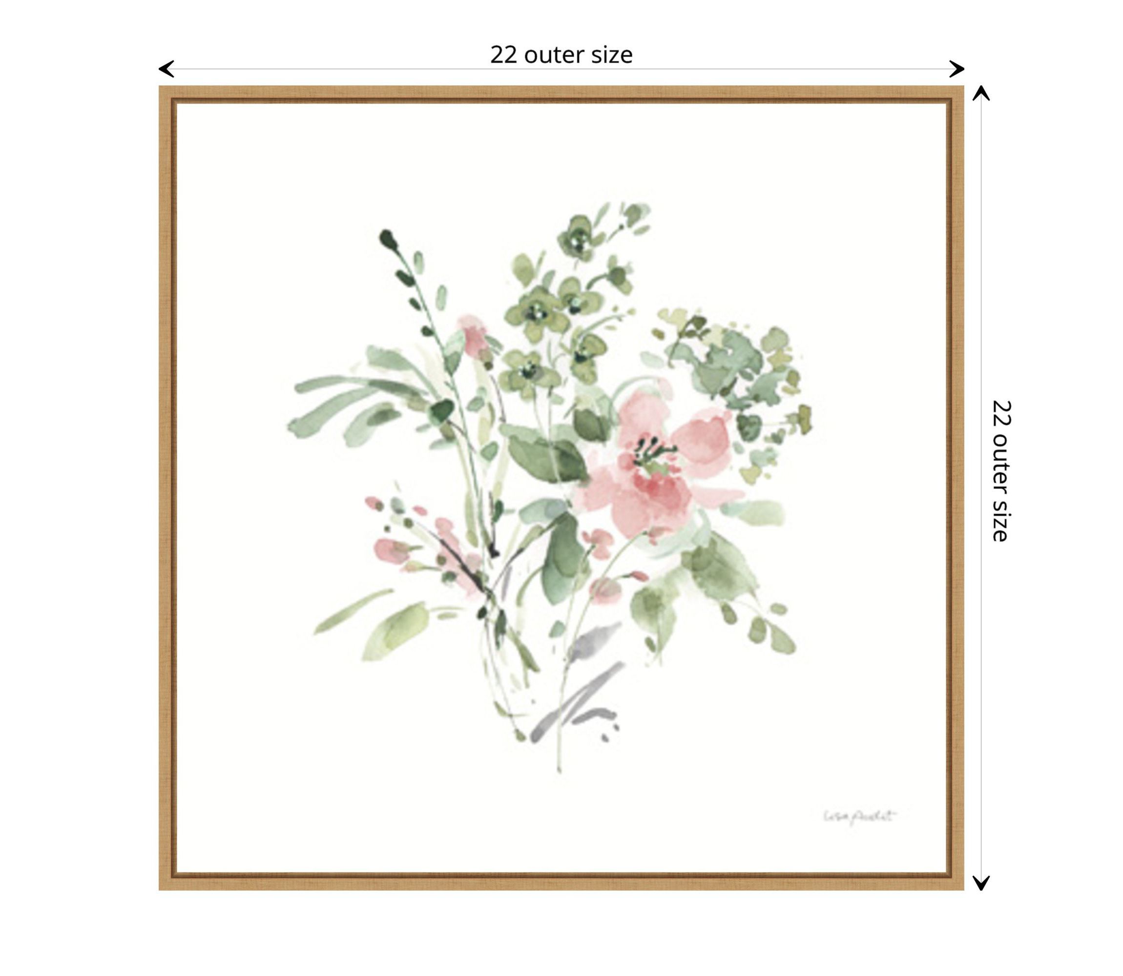 Inner Garden 05 Framed Canvas Wall Art Print