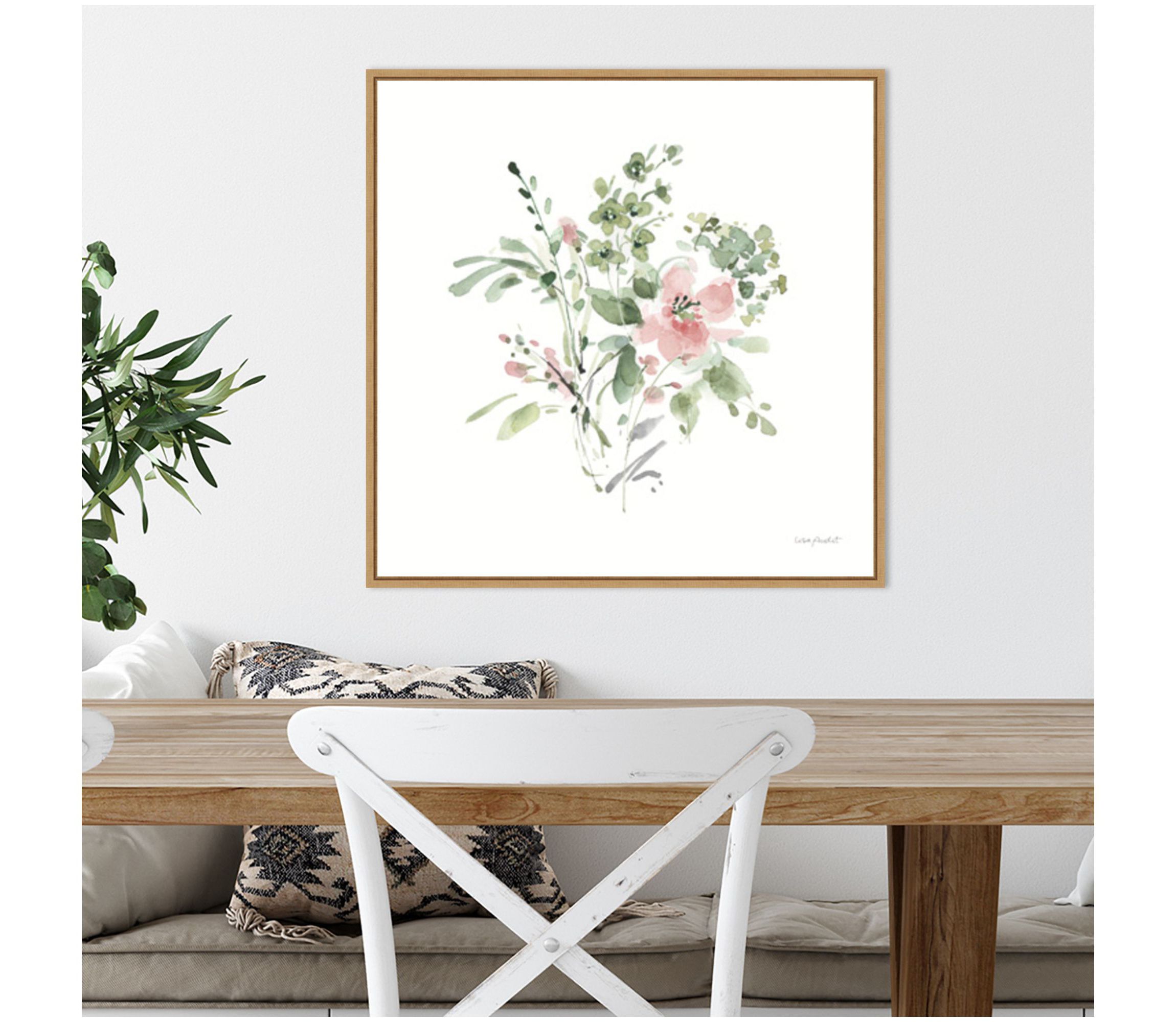 Inner Garden 05 Framed Canvas Wall Art Print