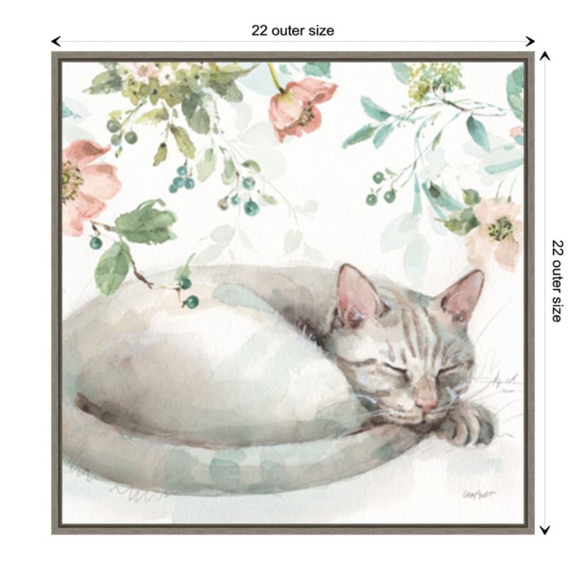 Mint Crush 15 Framed Canvas Wall Art Print