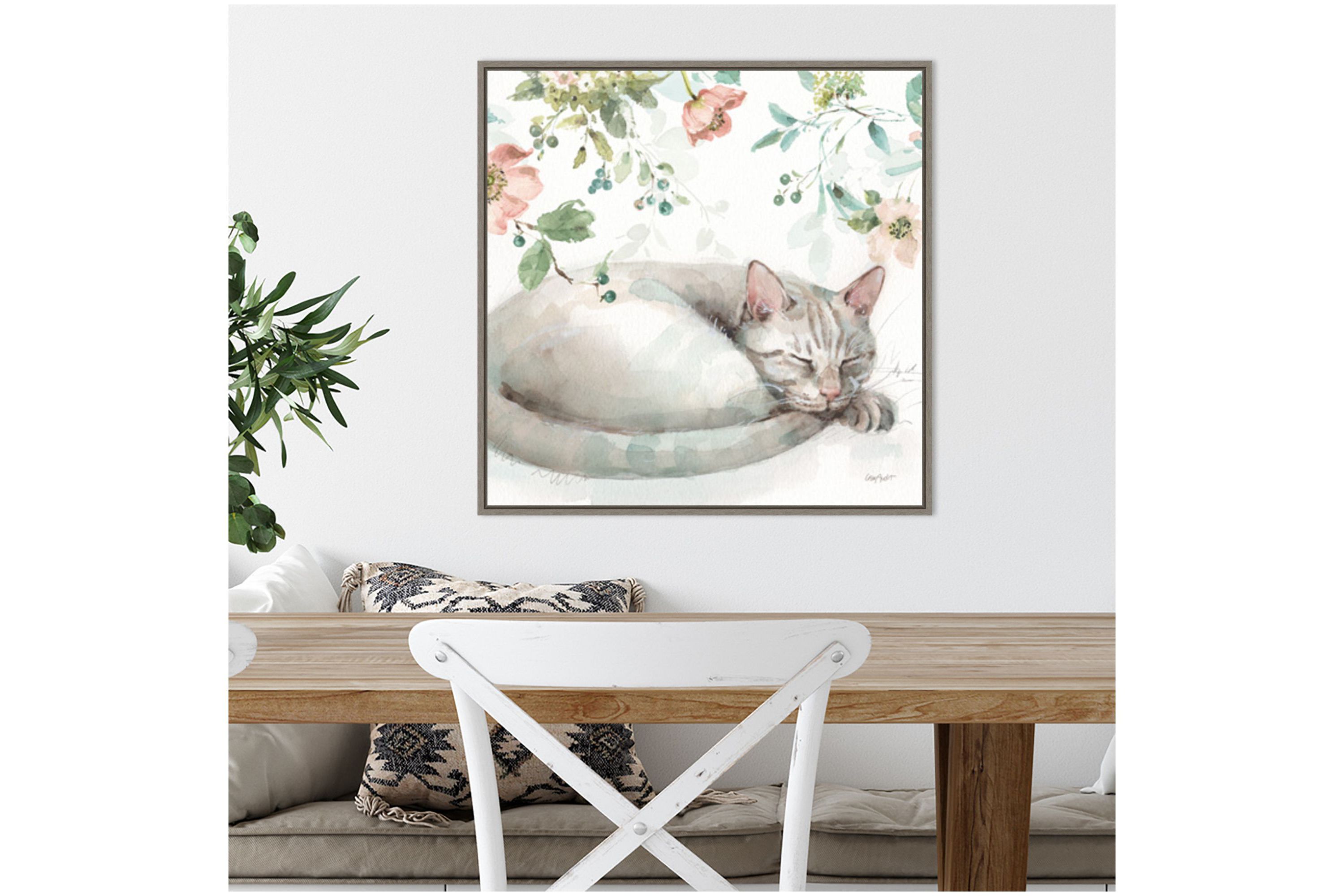 Mint Crush 15 Framed Canvas Wall Art Print