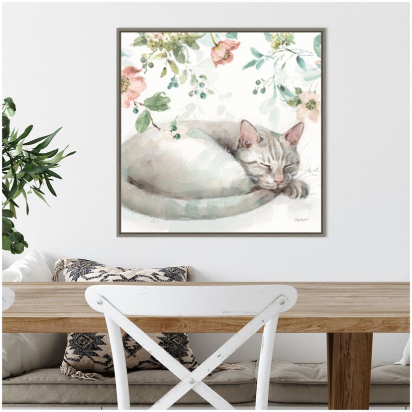 Mint Crush 15 Framed Canvas Wall Art Print