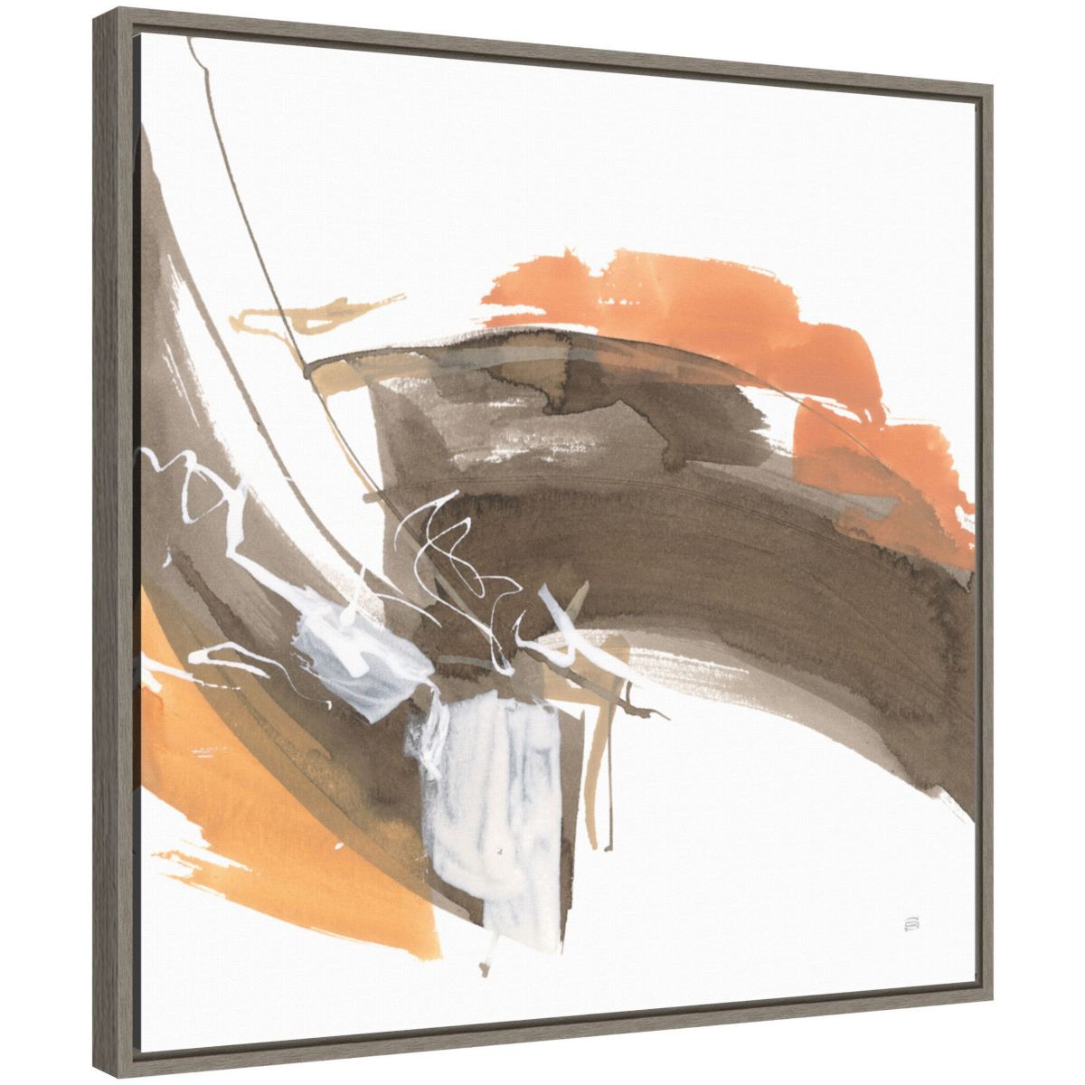 Melody III Framed Canvas Wall Art Print