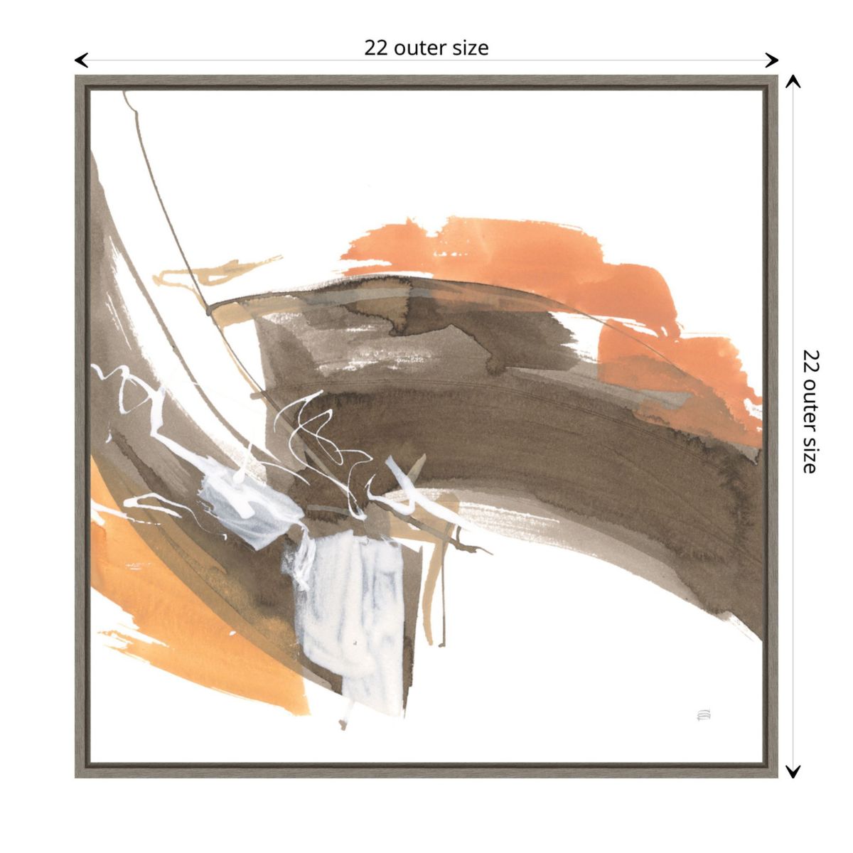 Melody III Framed Canvas Wall Art Print