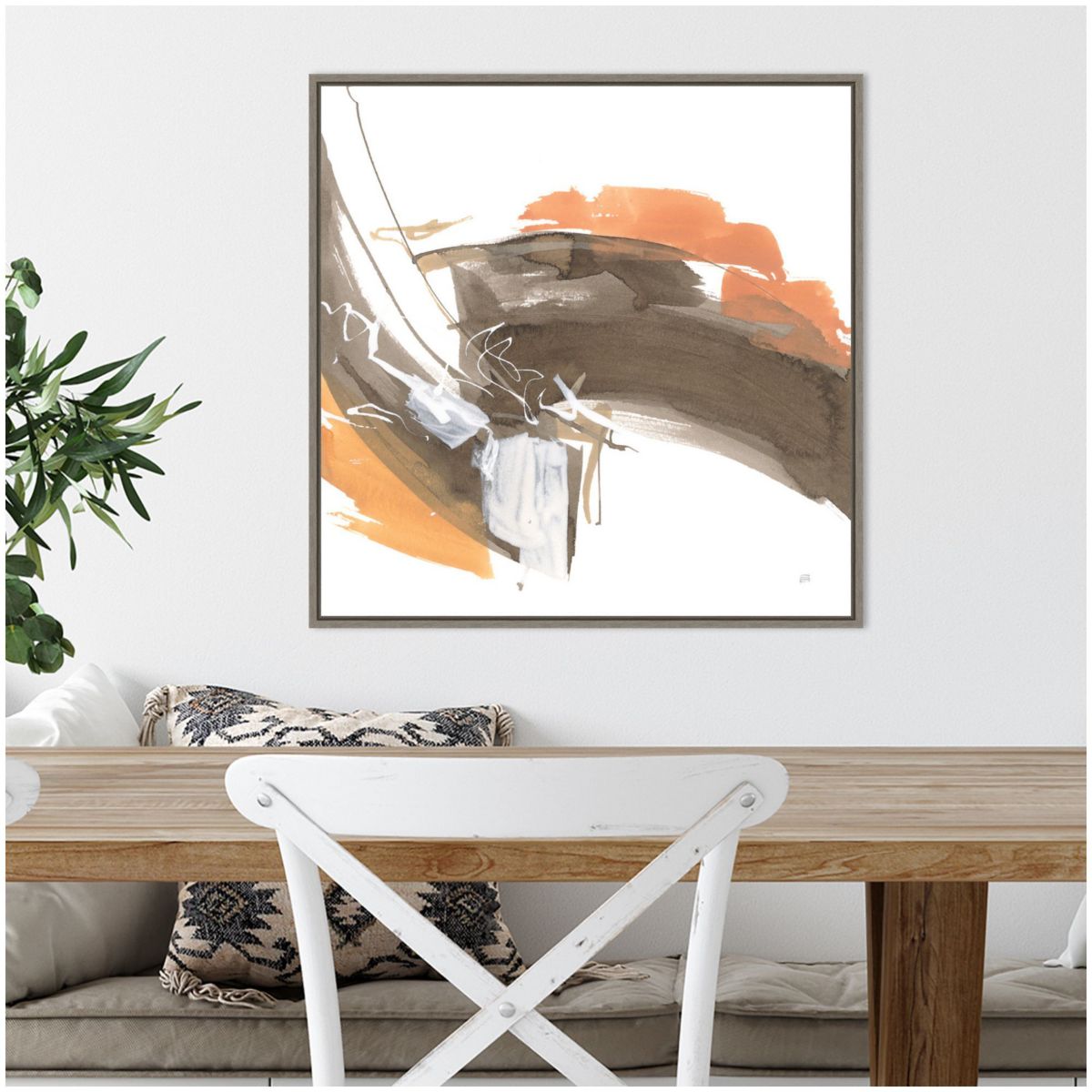 Melody III Framed Canvas Wall Art Print