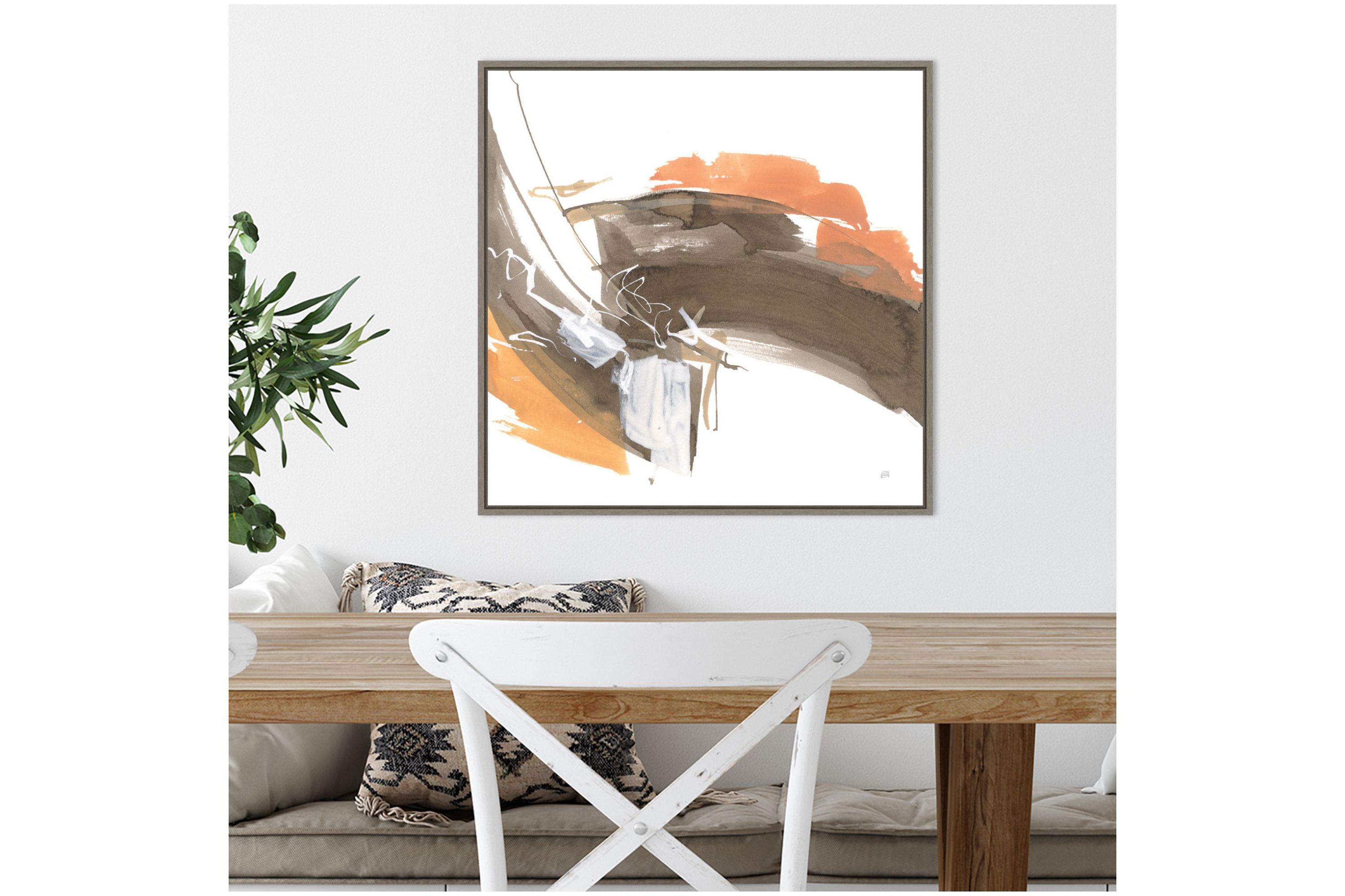 Melody III Framed Canvas Wall Art Print