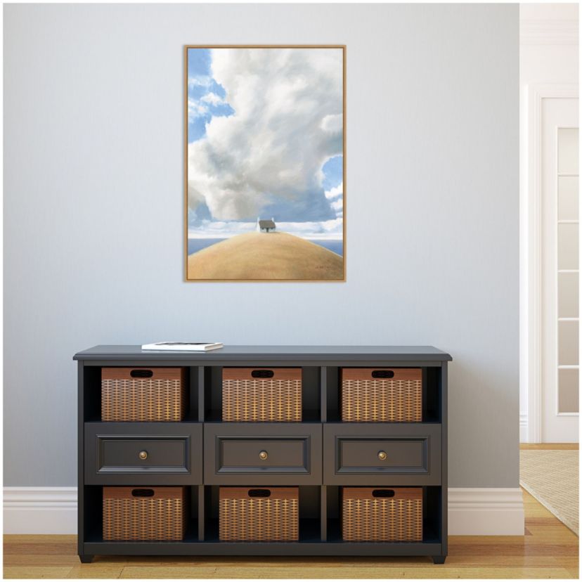 House on the Hill Framed Canvas Wall Art Print