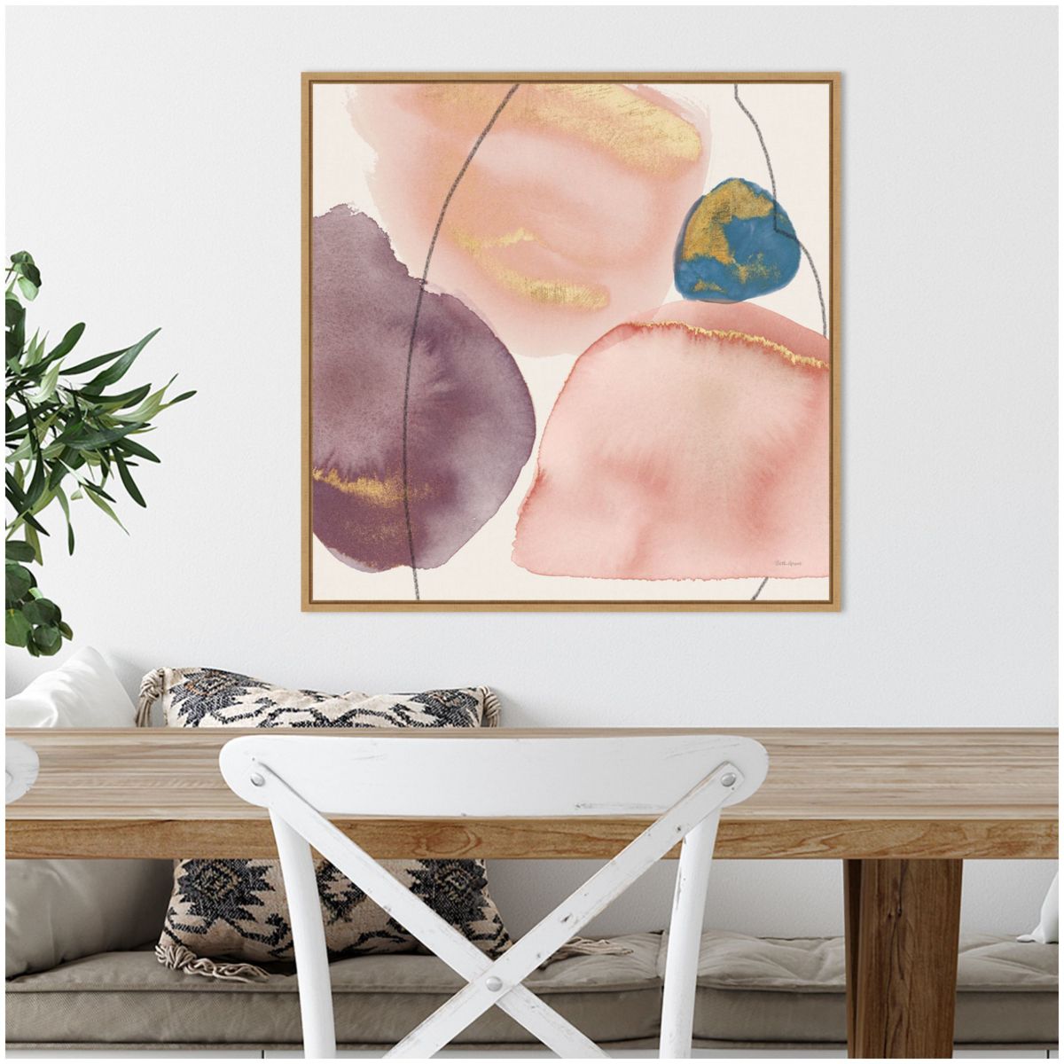 Petal Passion XI Eventide Framed Canvas Wall Art Print