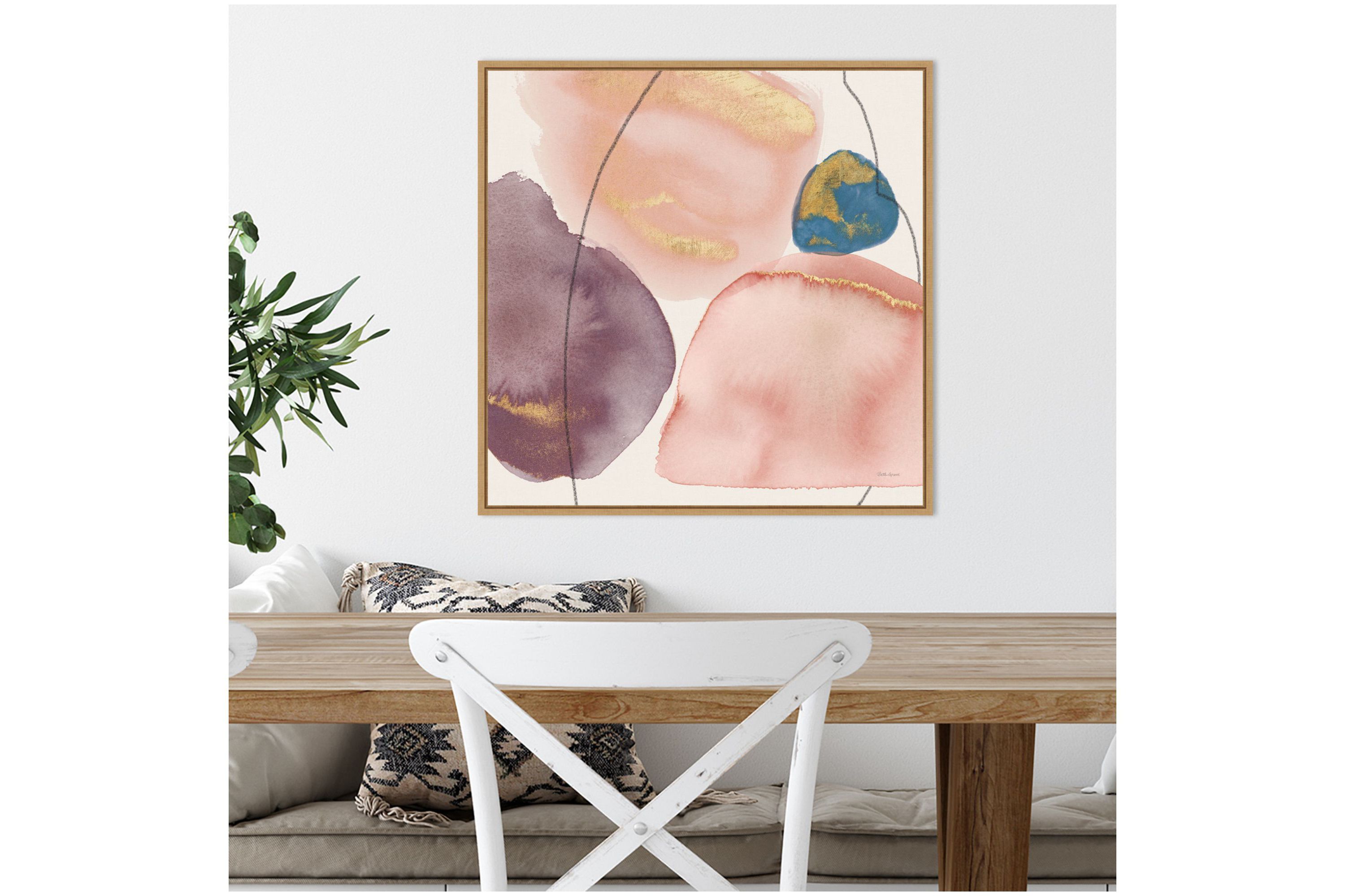 Petal Passion XI Eventide Framed Canvas Wall Art Print