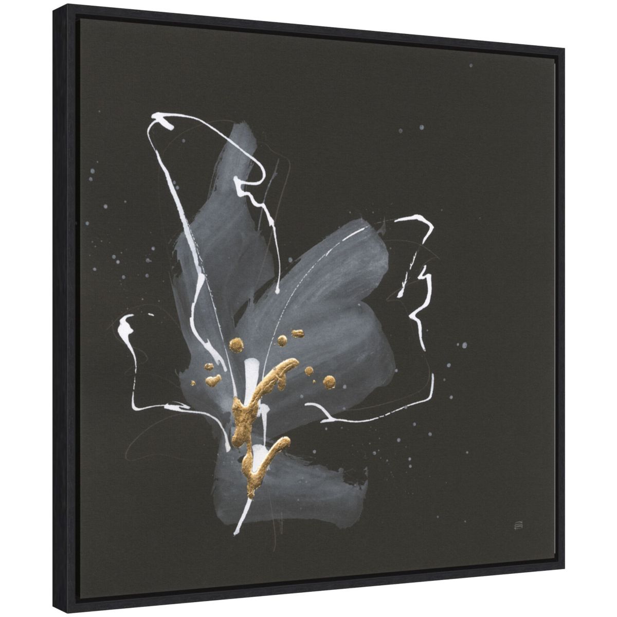 Modern Flower III Framed Canvas Wall Art Print